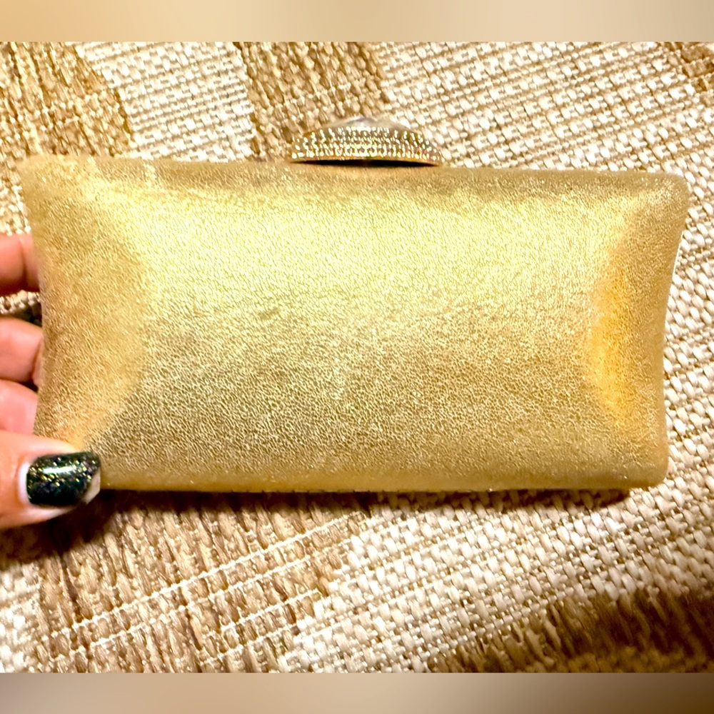 Elegant Gold Clutch
